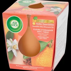 Kaarsen- Air Wick Essential Oils geurkaars Anti-tabak Oranje | Action NL