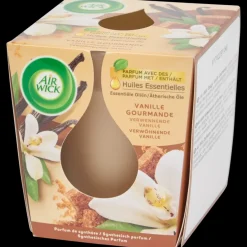 Kaarsen- Air Wick Essential Oils geurkaars Heerlijke Vanille Beige | Action NL