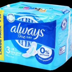 Lichaamsverzorging-Always Free Day maandverband Long plus 14 Stuks | Action NL