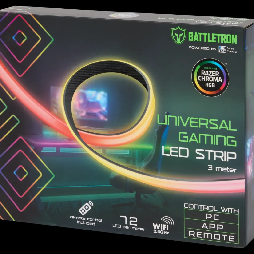 Verlichting|Gaming-Battletron universele gaming LED-strip | Action NL