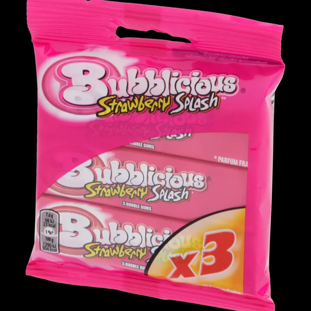 Drop & Snoep- Bubblicious kauwgom Strawberry Splash | Action NL