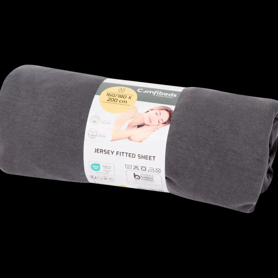 Beddengoed-Comfibeds jersey hoeslaken 180 x 200 cm | Action NL