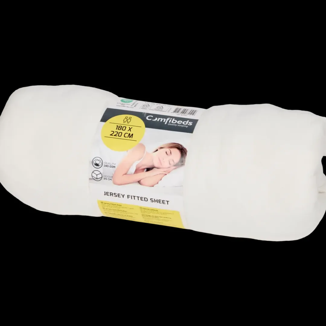 Beddengoed- Comfibeds jersey hoeslaken 220 x 180 cm | Action NL