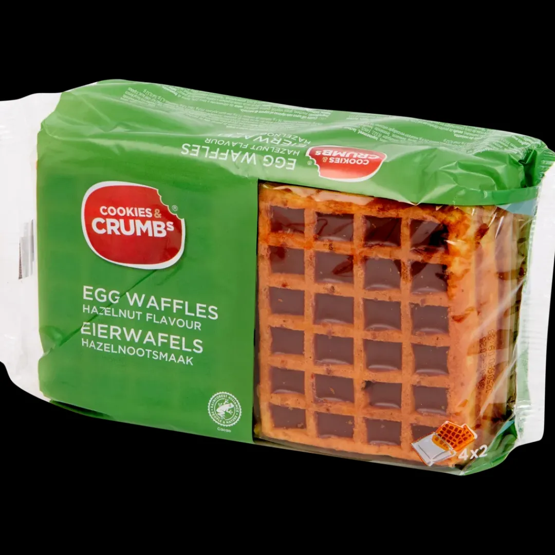 Koek & Bakproducten-Cookies & Crumbs Cookies & Crumbs eierwafels Hazelnoot | Action NL