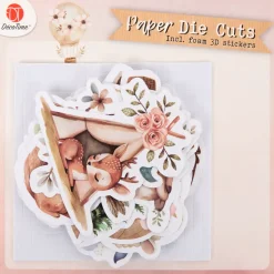 Knutselen- DécoTime papier figuurtjes met 3D stickers | Action NL