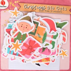 Kaarten- DécoTime uitgesneden kerstfiguren | Action NL