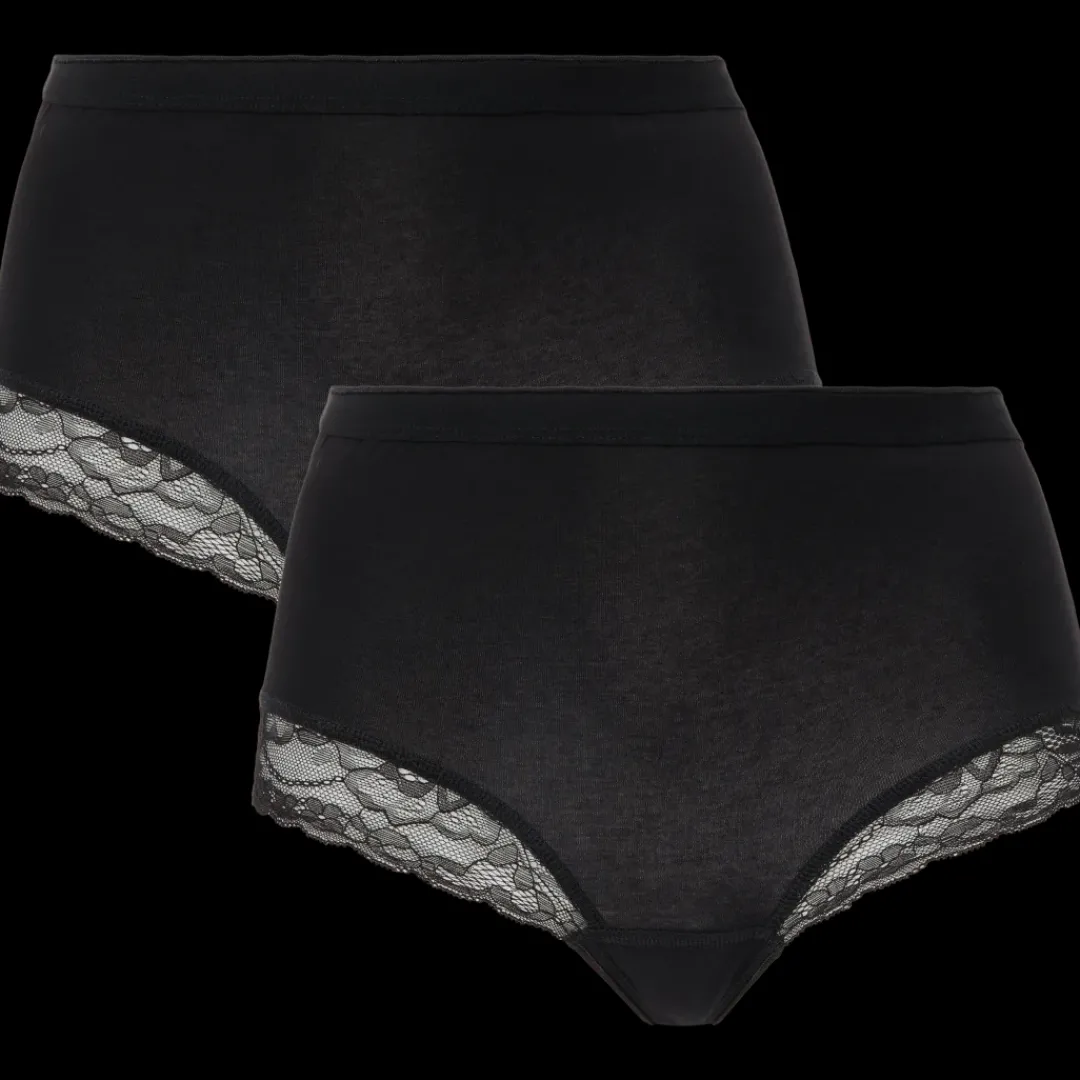 Ondergoed-Dolce Bella kanten midi-slips Vrouw 2 Stuks | Action NL