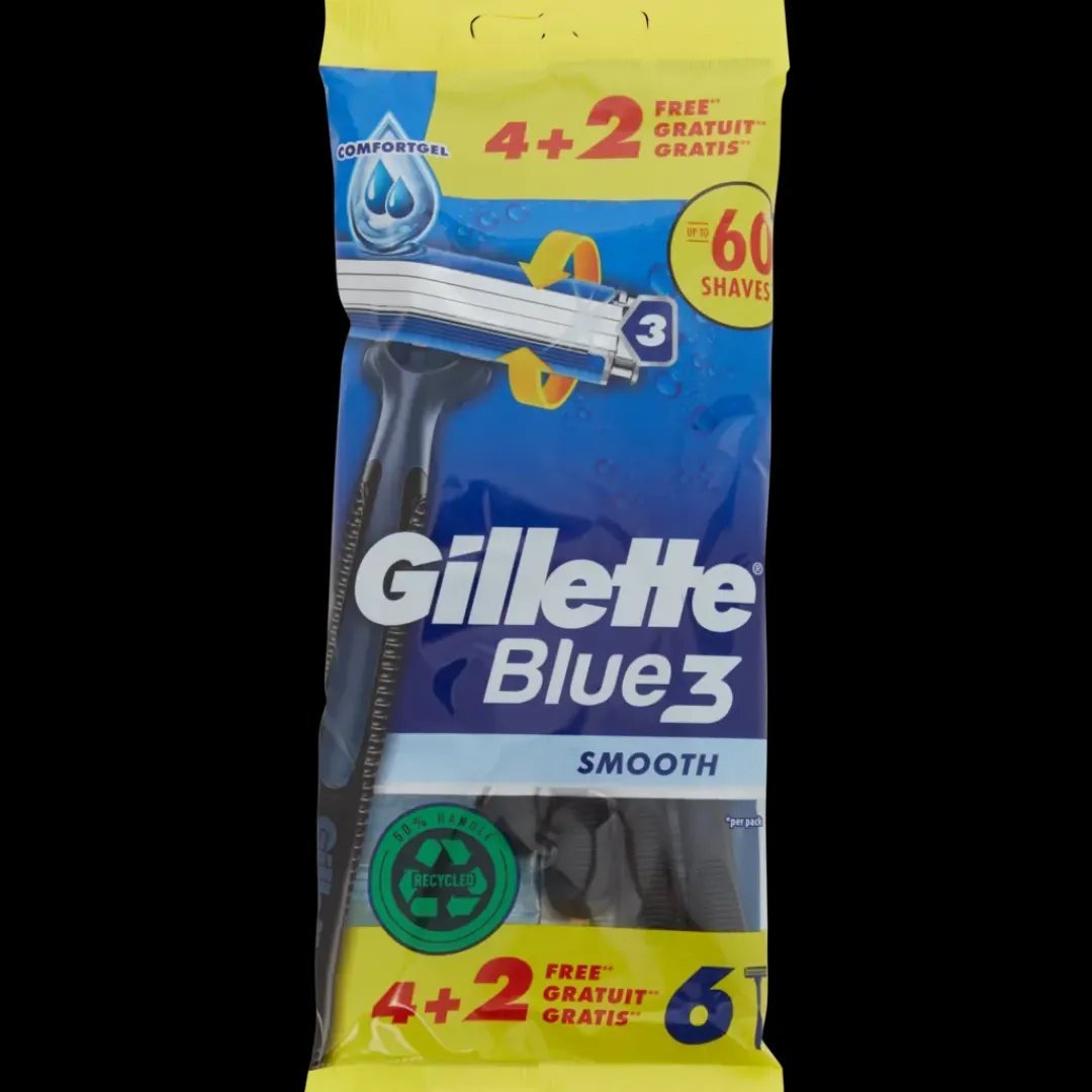 Ontharen & Scheren-Gillette Blue3 scheermesjes Smooth | Action NL