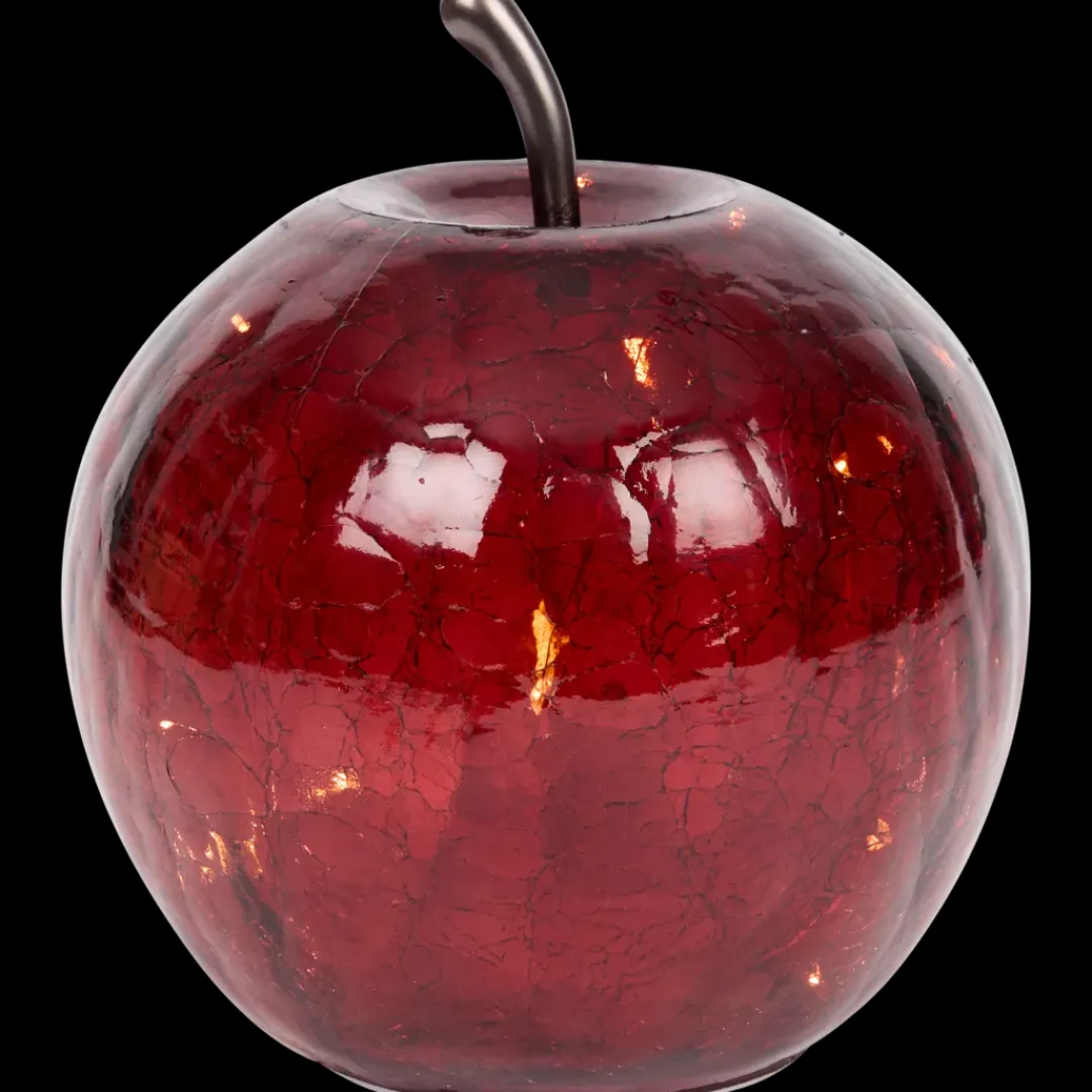 Woonaccessoires- Glazen appel met ledlicht | Action NL