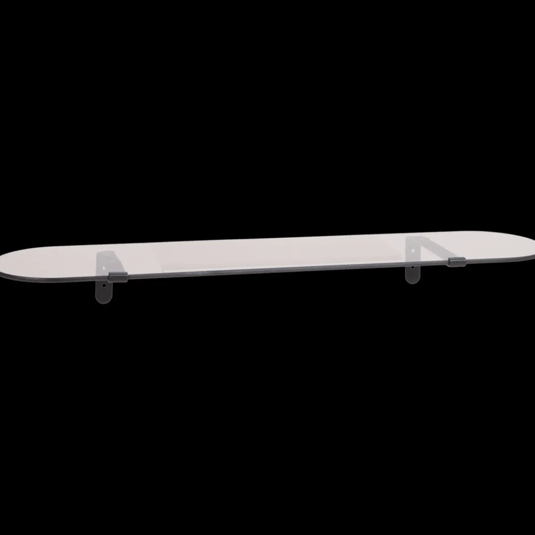 Woonaccessoires- Glazen wandplank | Action NL