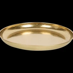 Kaarsenhouders- Goudkleurige decoratieve tray | Action NL