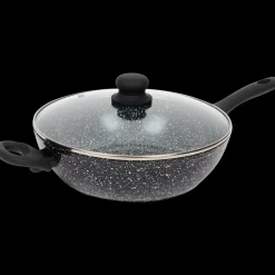 Pannen- Hapjespan met glazen deksel 28 cm | Action NL