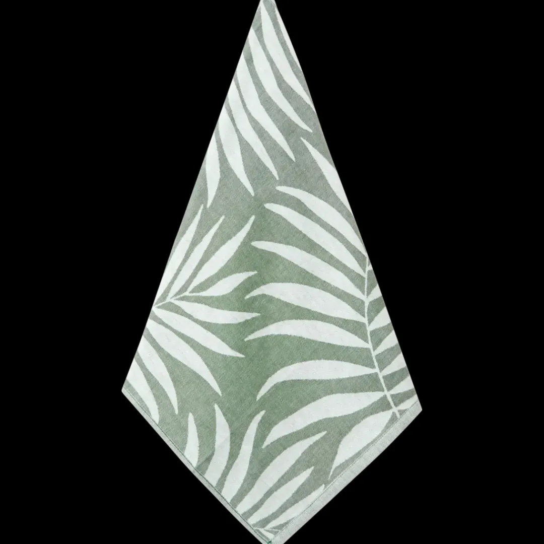 Badtextiel- La Sonata theedoek groen 50 x 70 cm | Action NL
