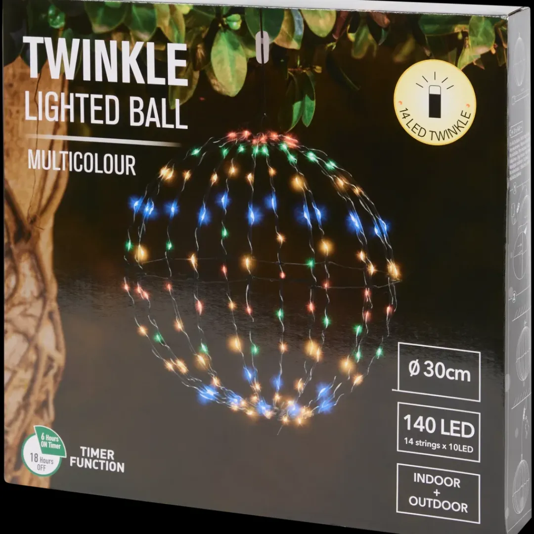 Seizoensdecoratie- Lichtbol Multi-color | Action NL