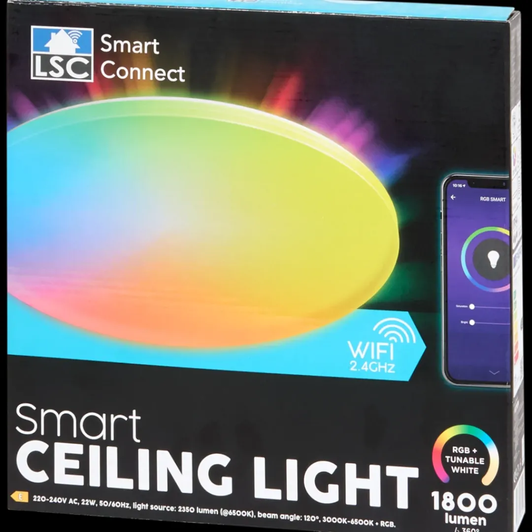 Verlichting-LSC Smart Connect plafonnière 19 watt 1800 lm | Action NL