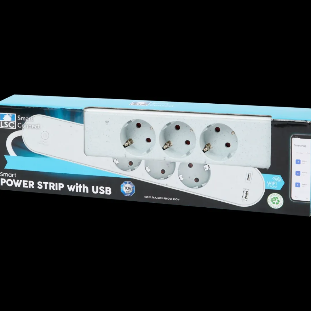 Verlengsnoeren-LSC Smart Connect slimme stekkerdoos 1.4 m | Action NL