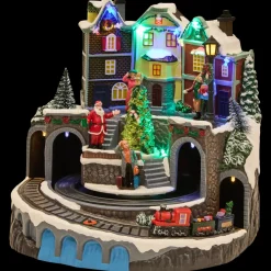 Seizoensdecoratie-Magic Village kerstdecoratie met licht | Action NL