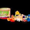 Houten Speelgoed-Mini Matters houten bouwblokken Vanaf 18 maanden | Action NL