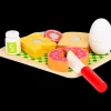 Babyspeelgoed|Houten Speelgoed-Mini Matters houten etenswaren Vanaf 18 maanden | Action NL