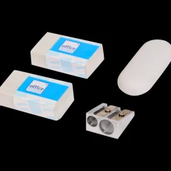 Bureau Accessoires-Office Essentials puntenslijper en gummen | Action NL