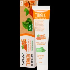 Mondverzorging- OptiSmile natuurlijke tandpasta Kurkuma & Mint | Action NL