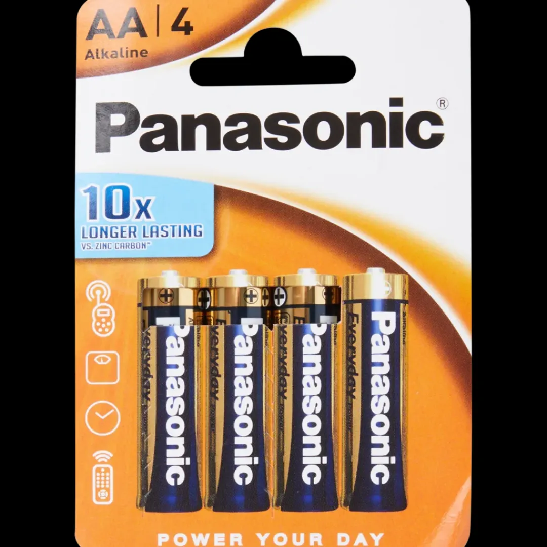 Batterijen-Panasonic batterijen AA 4 Stuks | Action NL