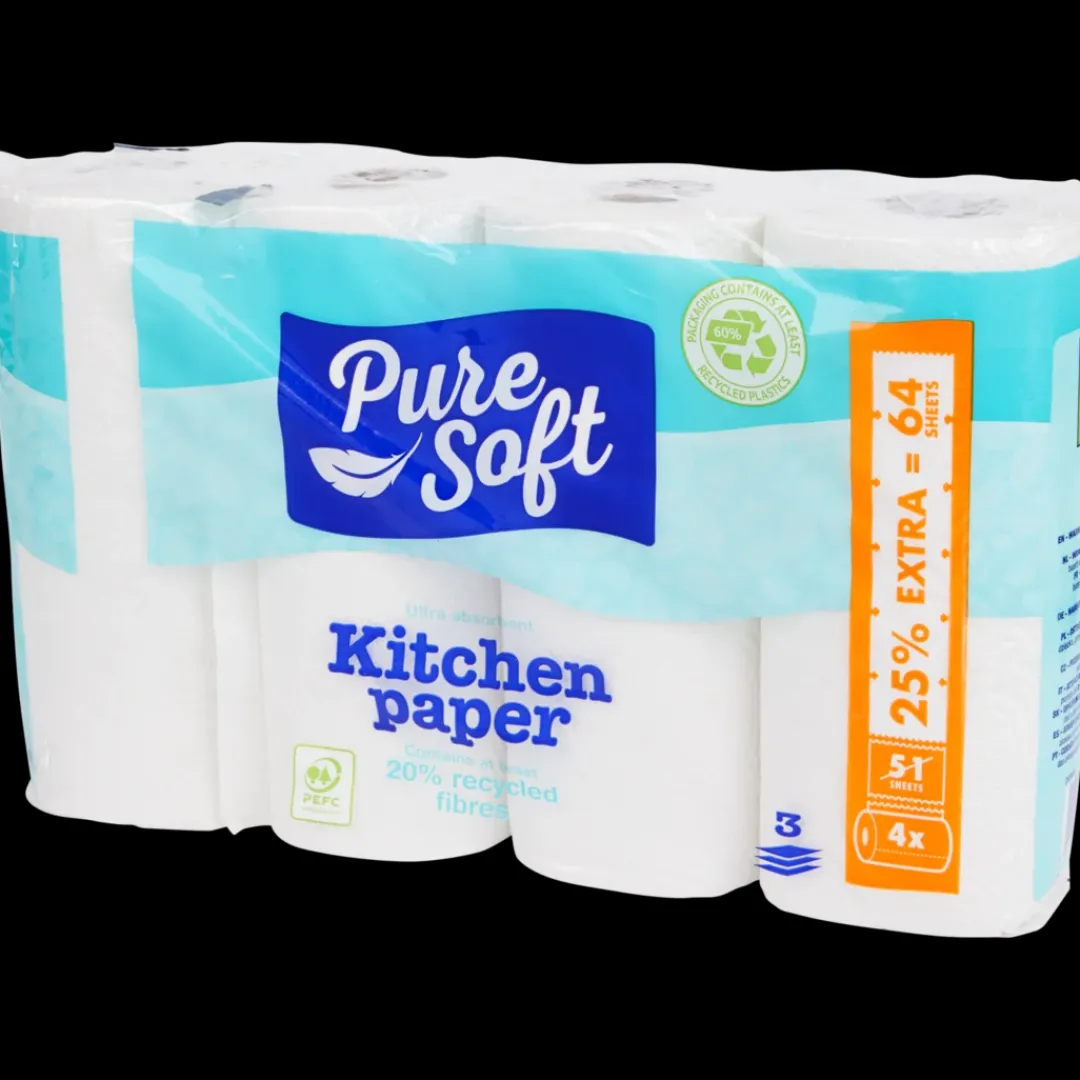 Schoonmaakartikelen-Pure Soft keukenpapier | Action NL