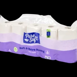 Toilet- & Keukenpapier- Pure Soft toiletpapier Soft & Extra Strong 1.217 kg | Action NL