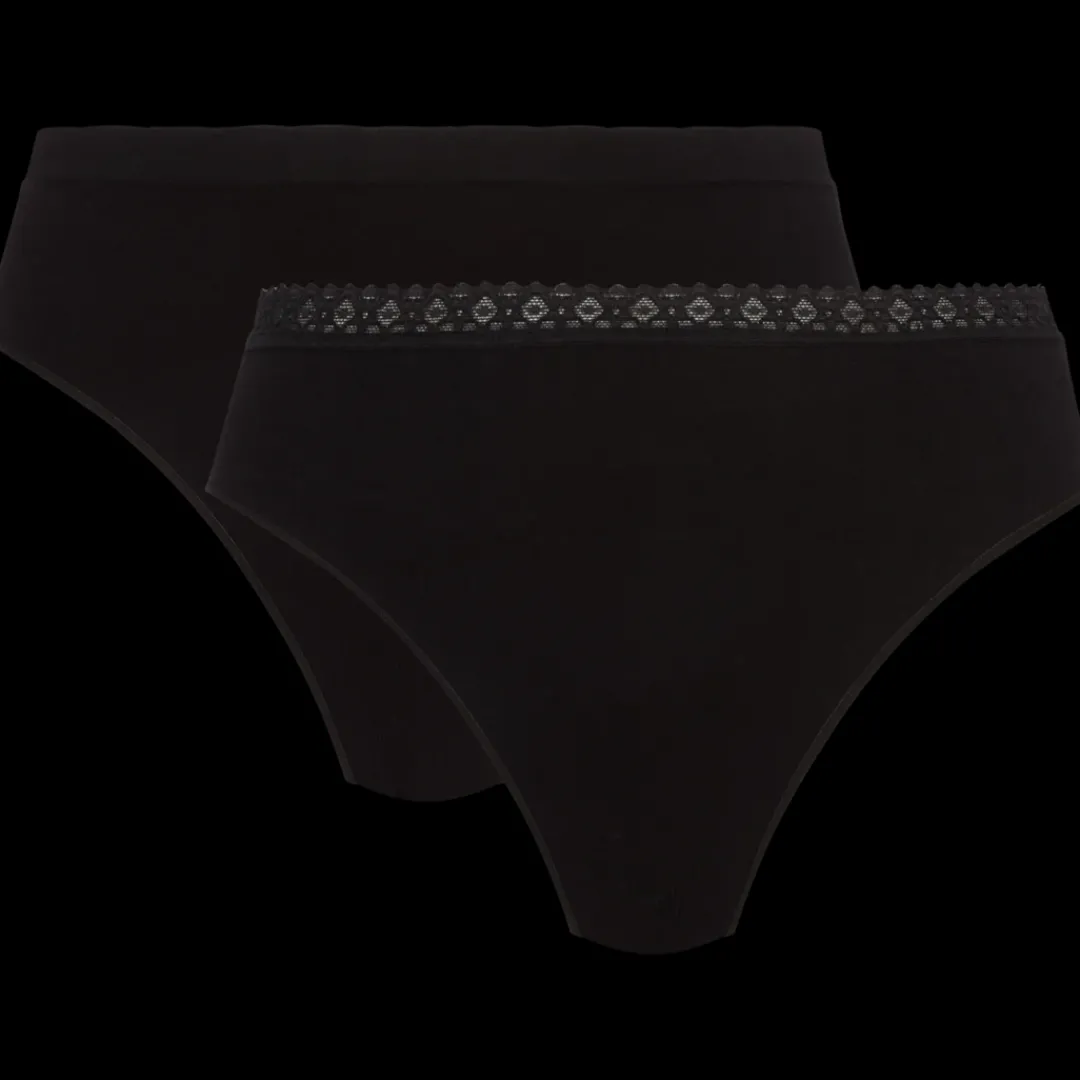 Ondergoed-Sensabelle seamless strings Vrouw 2 Stuks | Action NL