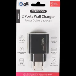 Powerbanks & Opladers-Sitecom snelle wandlader GaN | Action NL
