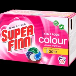 Afwas- & Wasmiddelen-Superfinn 4-in-1 pods Kleur | Action NL