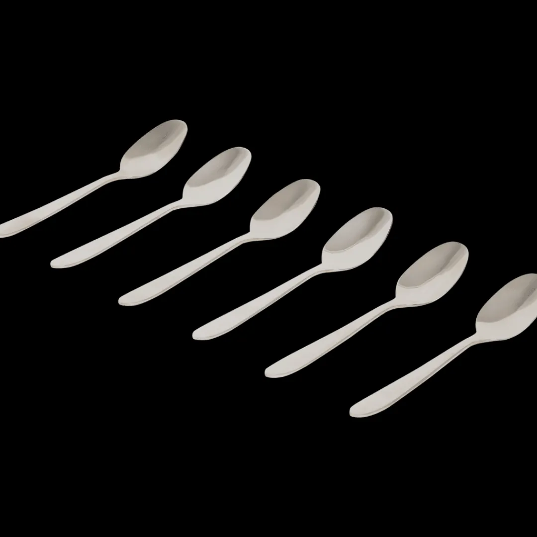 Bestek- Theelepels Zilver 6 Stuks | Action NL