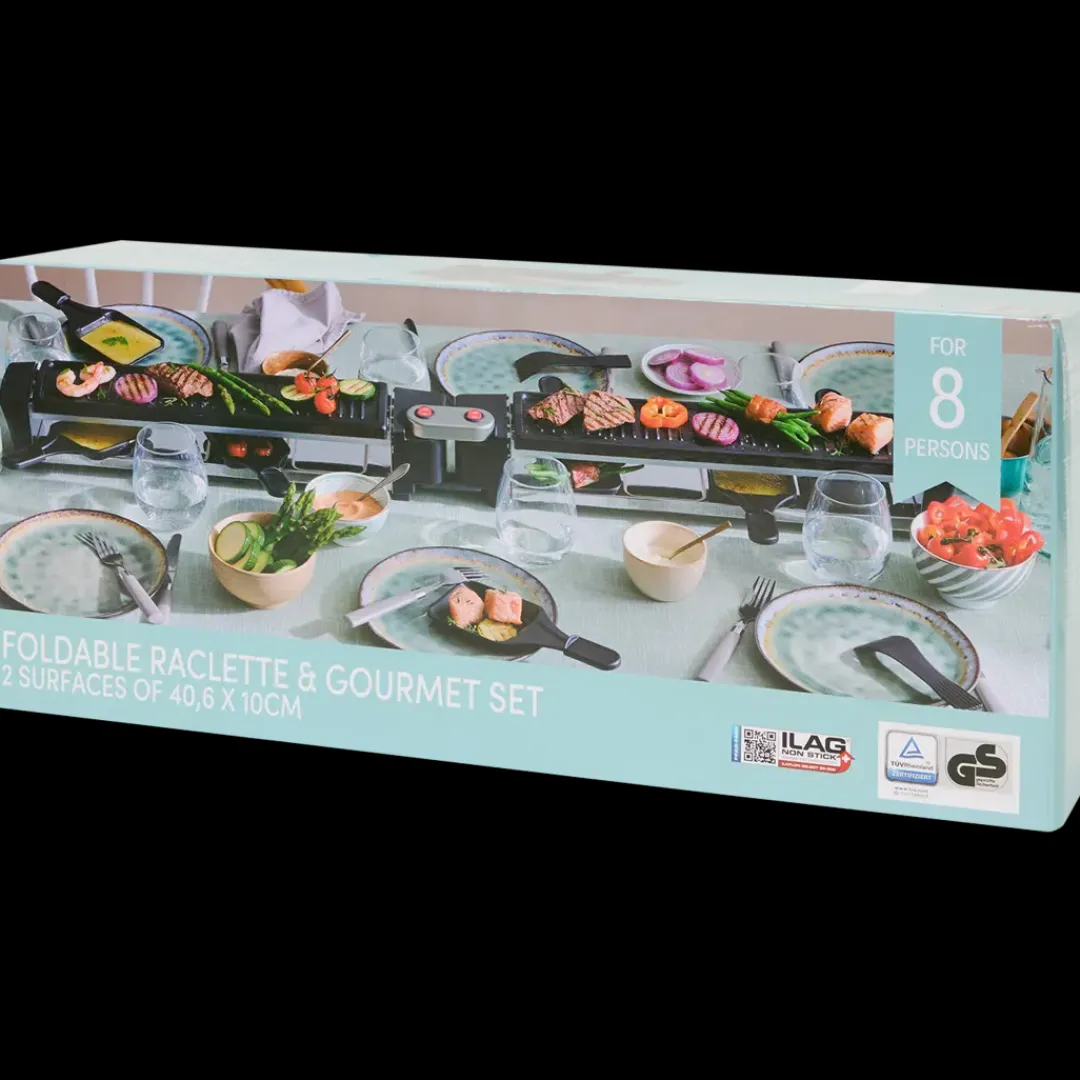 Keukenapparaten- Uitklapbare raclette/gourmet | Action NL