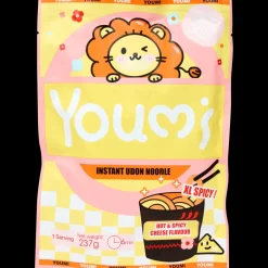 Voeding-Youmi instant noedels Hot & Spicy Cheese | Action NL